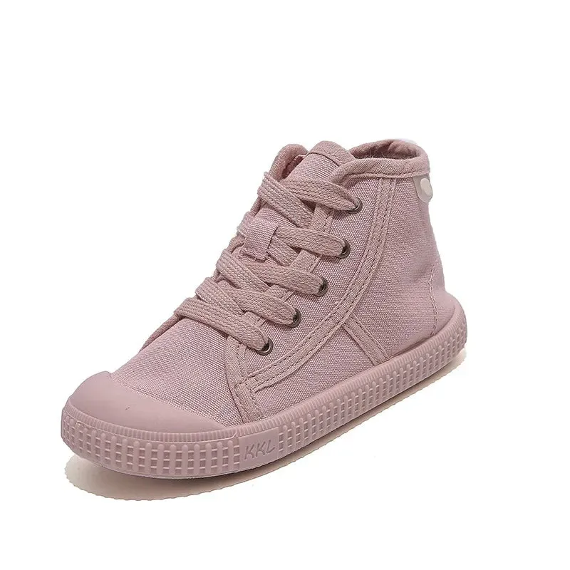 Skor, Canvas Hightop Sneaker Shoes