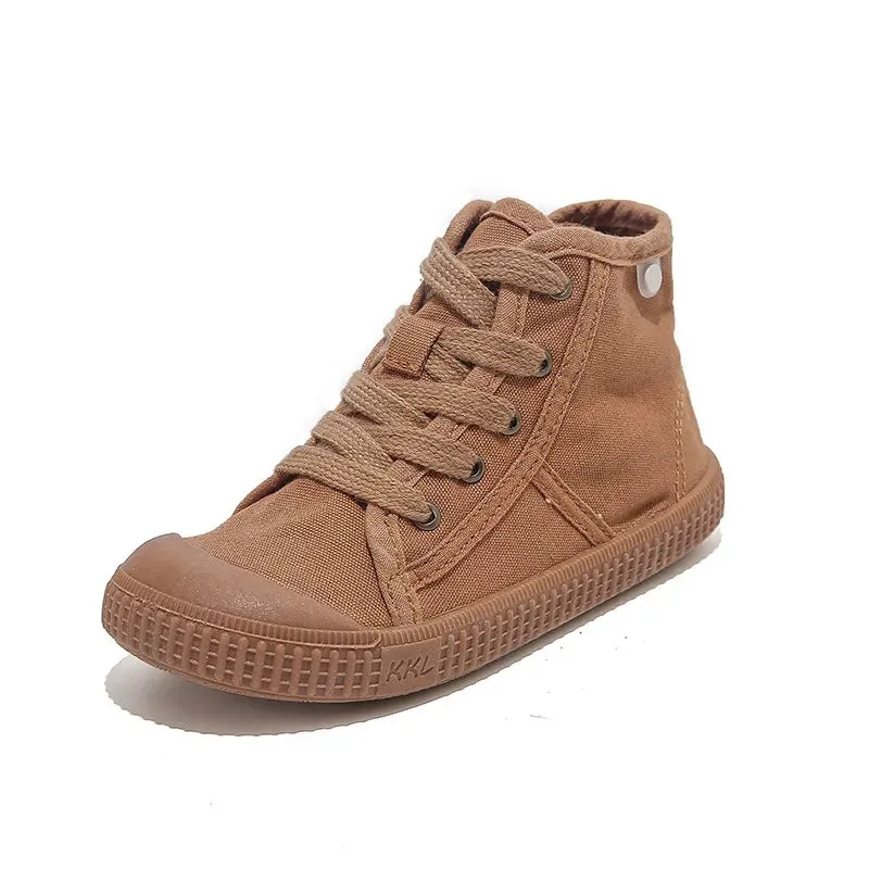 Skor, Canvas Hightop Sneaker Shoes