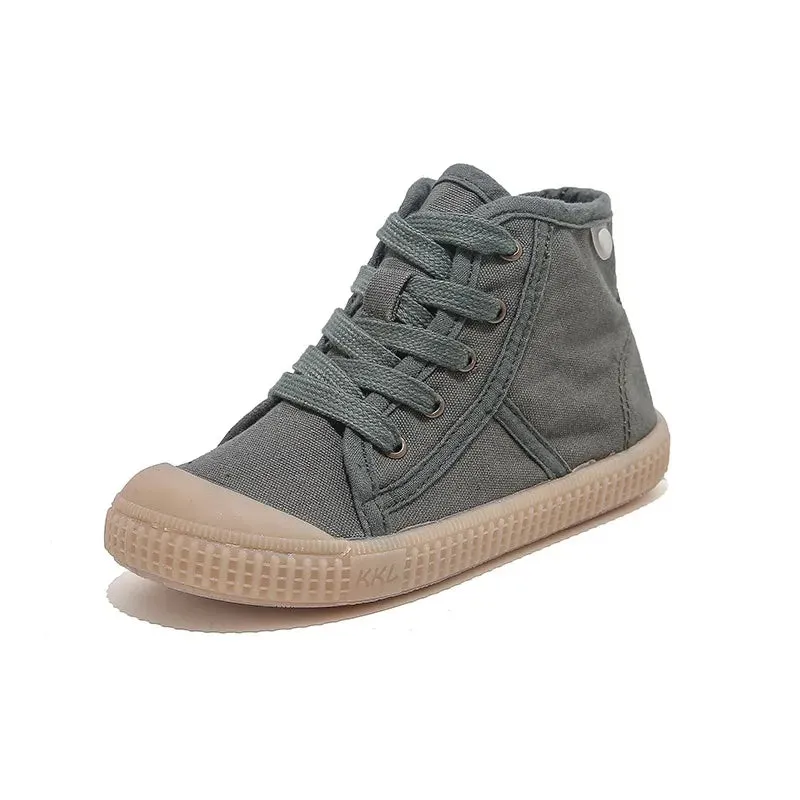 Skor, Canvas Hightop Sneaker Shoes