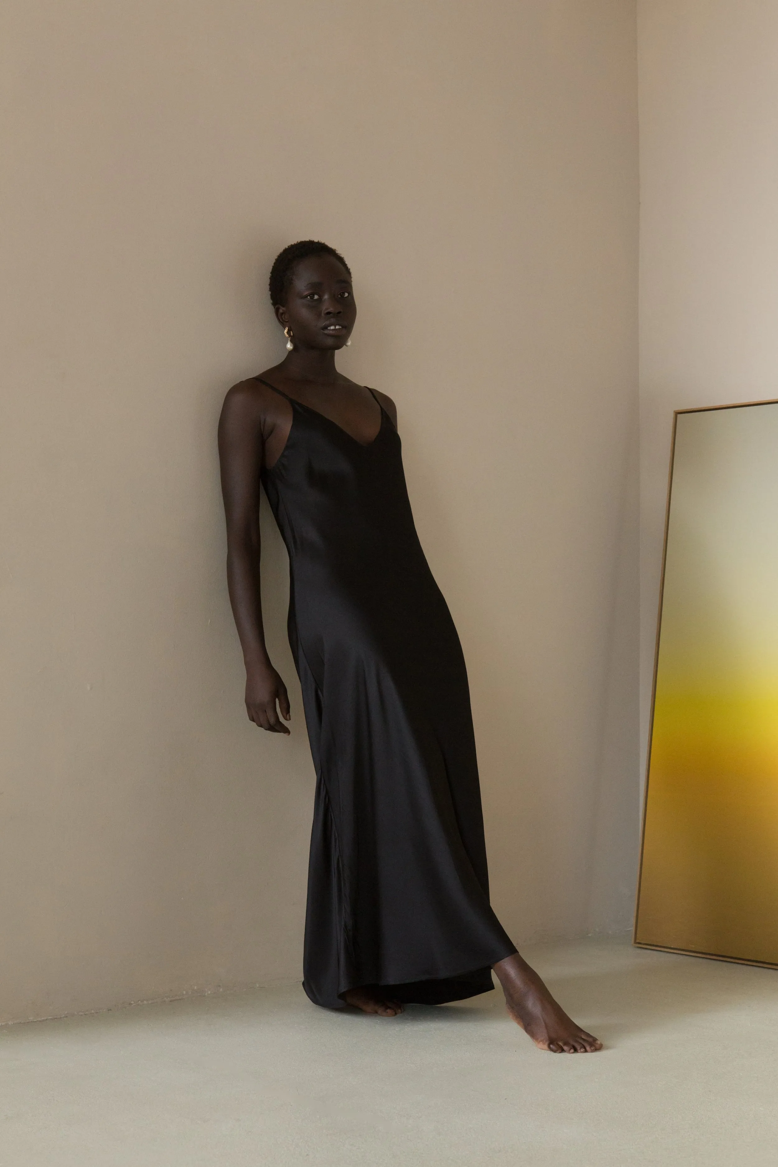 Slip Dress | black