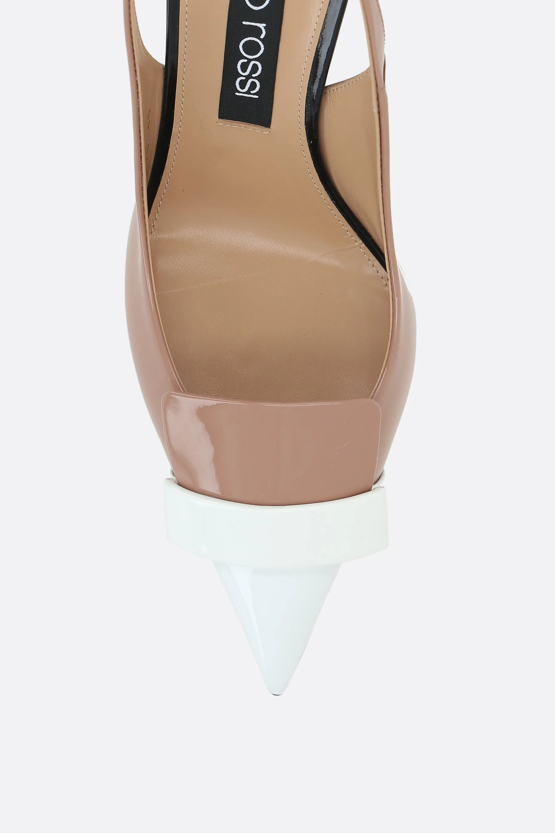 Sr1 Slingbacks in Patent Leather