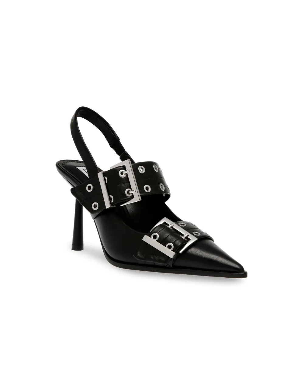 STEVE MADDEN RIESLING LEATHER HEELS
