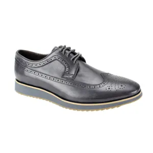 Steven Land Charcoal Men's Casual Dress Shoes