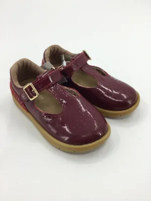 Stride Rite Child Size 8.5 Toddler Red Dress Shoes