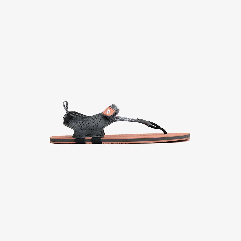 Tapak V1.5 Barefoot Flip Flops - Grey On Carnelian Brown