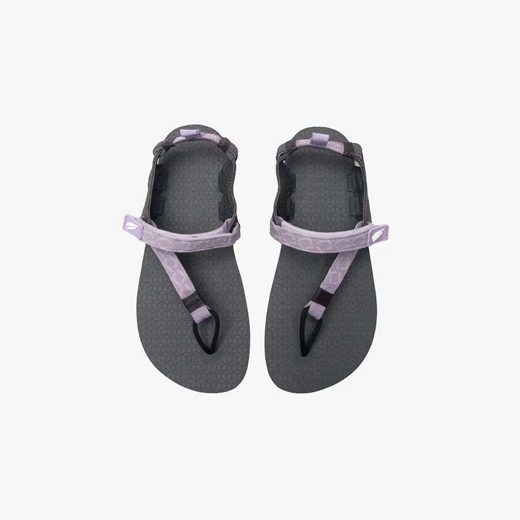Tapak V1.5 Barefoot Flip Flops - Lilac On Grey