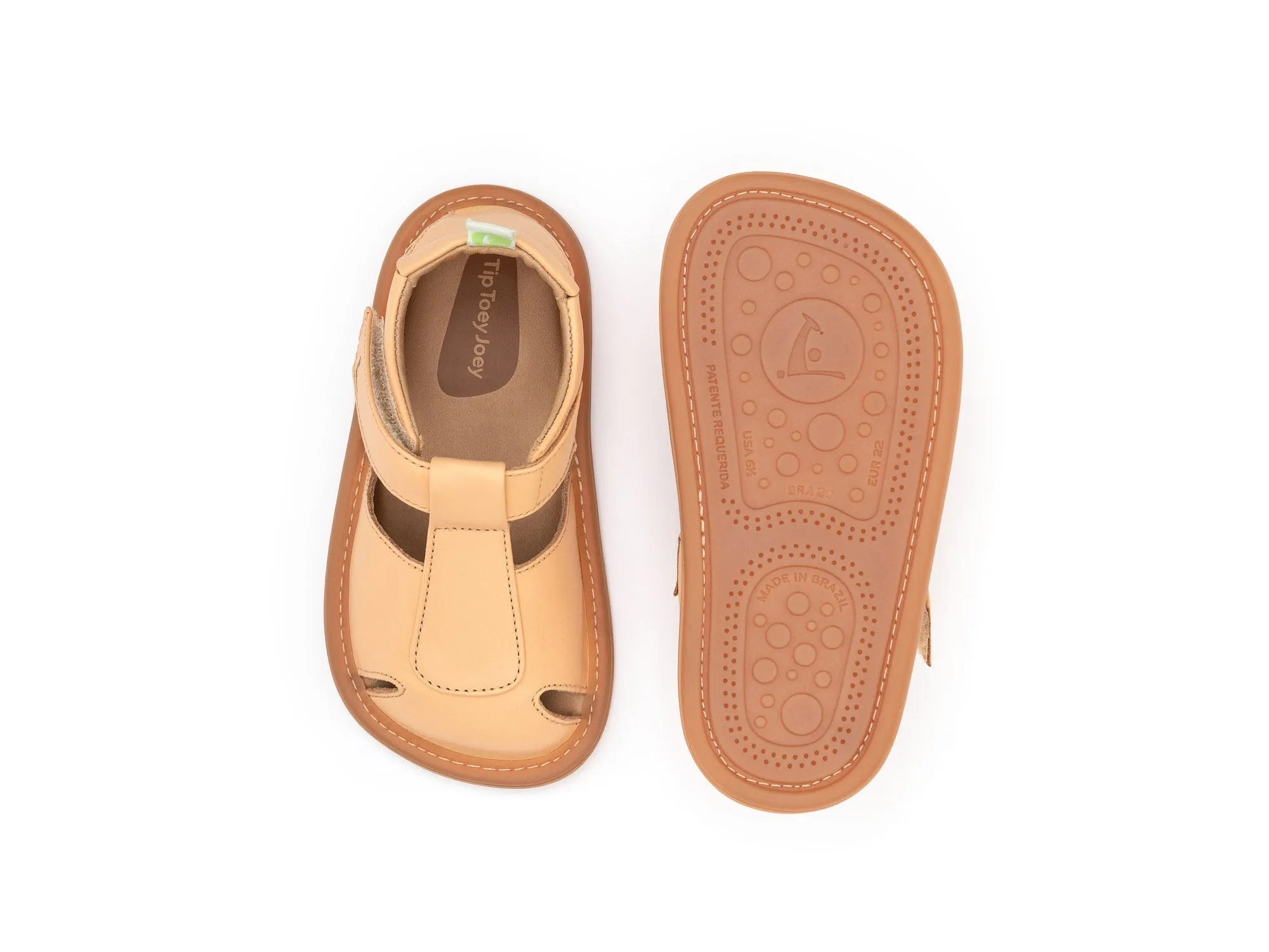 Tip Toey Joey Boy's and Girl's Parky Sandals - Papaya