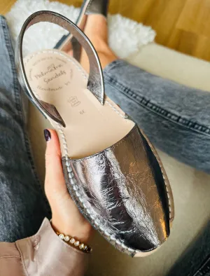 Titanium Metallic Avarcas