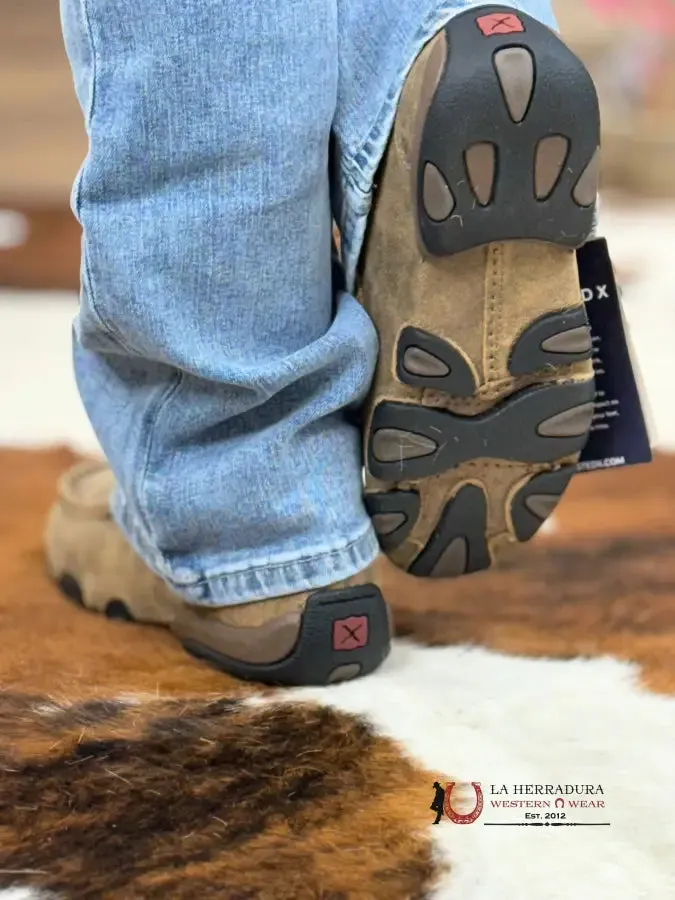 TWISTED X WOMENS DRIVING MOC BOMBER NATURAL CASUAL SHOE