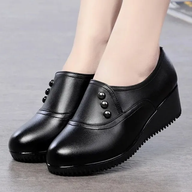 USS Shoes Ruby Women's Leather Casual Platform Shoes