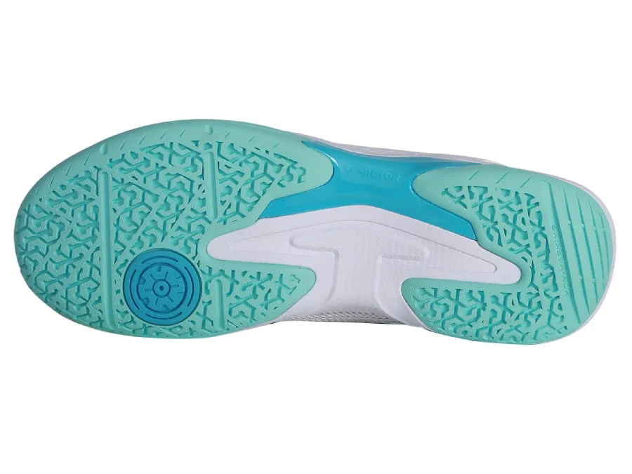 Victor [A391 A White] Wide Court Shoes